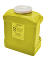 Contenedor para residuos biológicos amarillo