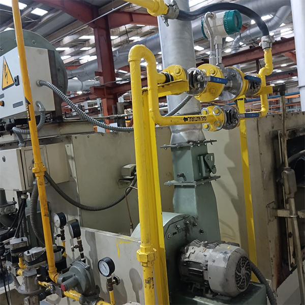 Tren de válvulas de regulación y control para sistemas de gas industrial
