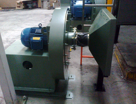 Ventilador de tiro inducido para hornos y calderas industriales